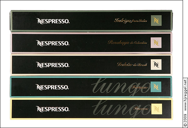  Neue Nespresso-Sorten: Revelations (2009) 
