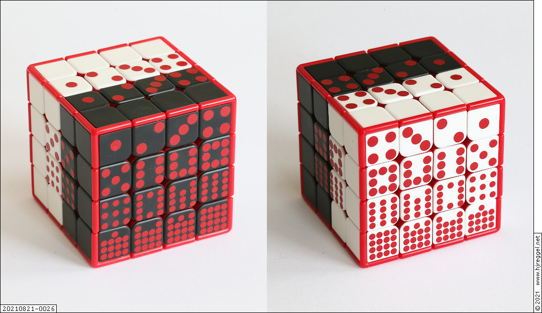 444 Scarlet Domino Cube