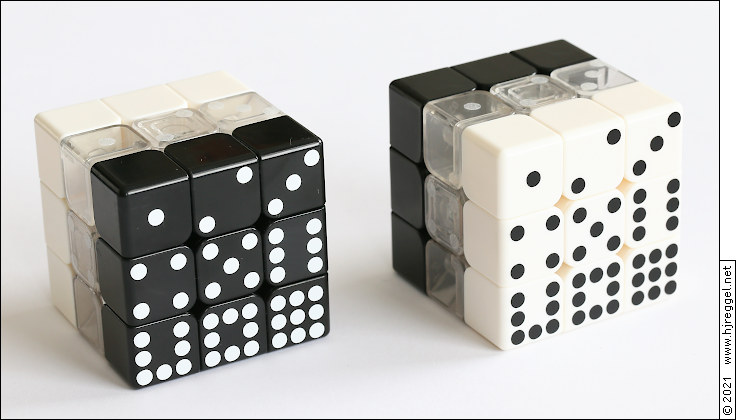  3x3x3 Cubes with Domino Scheme