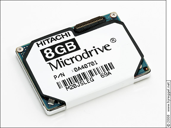 Hitachi 8GB Microdrive HMS361008