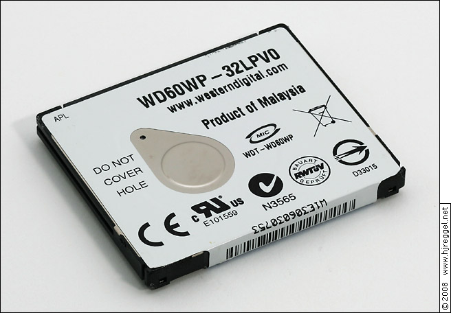 Western Digital OneInch 6GB