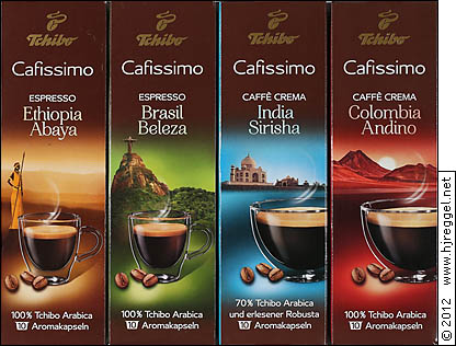  Tchibo Cafissimo Länderkaffees 