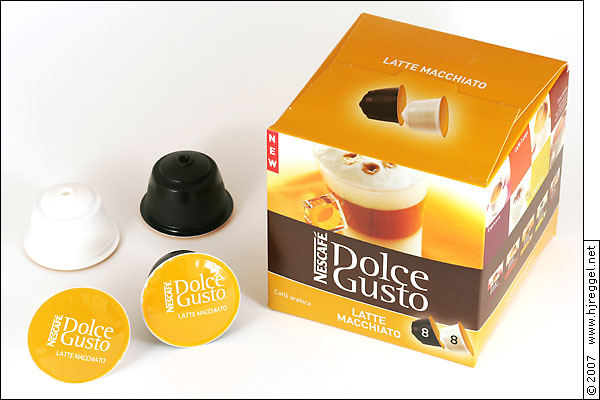 Nescafé Dolce Gusto: 16er Karton, Kapseln mit Kaffee- und Milchpulver